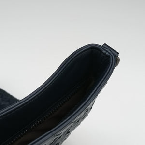 Secondhand Bottega Veneta Intrecciato Navy lambskin  shoulderbag | stylenewstar