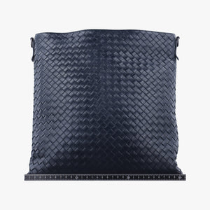 Secondhand Bottega Veneta Intrecciato Navy lambskin  shoulderbag | stylenewstar