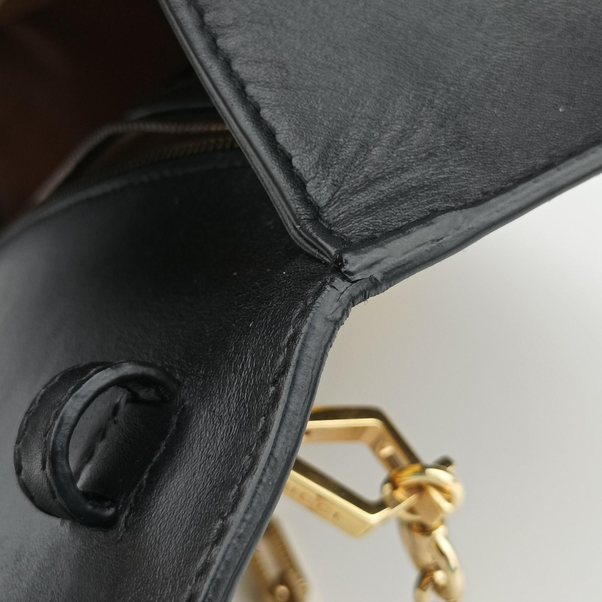 Pre-owned Gucci Osiride GG Supreme Beige × Gold × Black PVC coated canvas×Leather 497996 shoulderbag | stylenewstar