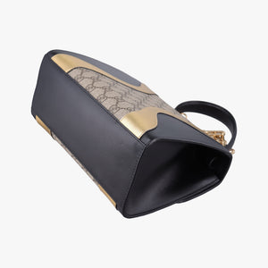 Pre-owned Gucci Osiride GG Supreme Beige × Gold × Black PVC coated canvas×Leather 497996 shoulderbag | stylenewstar