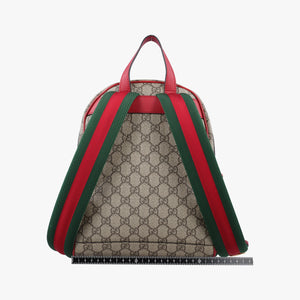 Pre-owned Gucci GG Supreme Tian Beige×Multi PVC coated canvas×Leather 427042 backpack/rucksack | stylenewstar