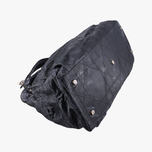 Pre-owned Christian Dior Le Trente Cannage Black Patent  shoulderbag | stylenewstar