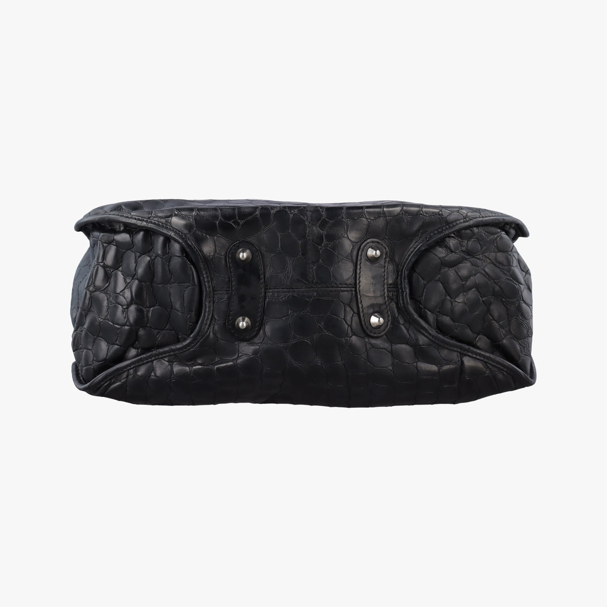 Vintage Christian Dior 61 Hobo Black Leather×Patent  handbag | stylenewstar