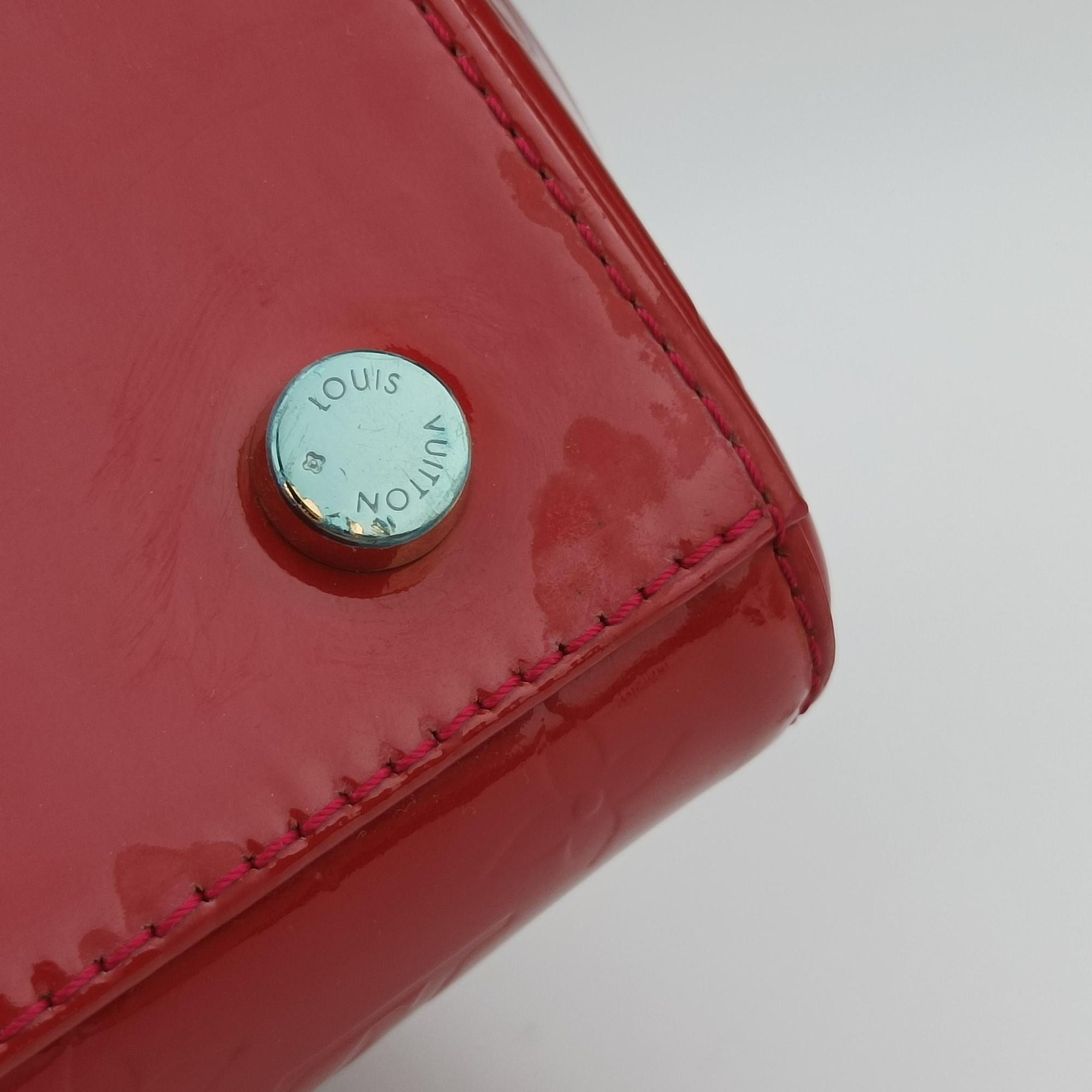 Pre-owned Louis Vuitton Brea MM ROSE INDIEN Vernis M91798 shoulderbag | stylenewstar