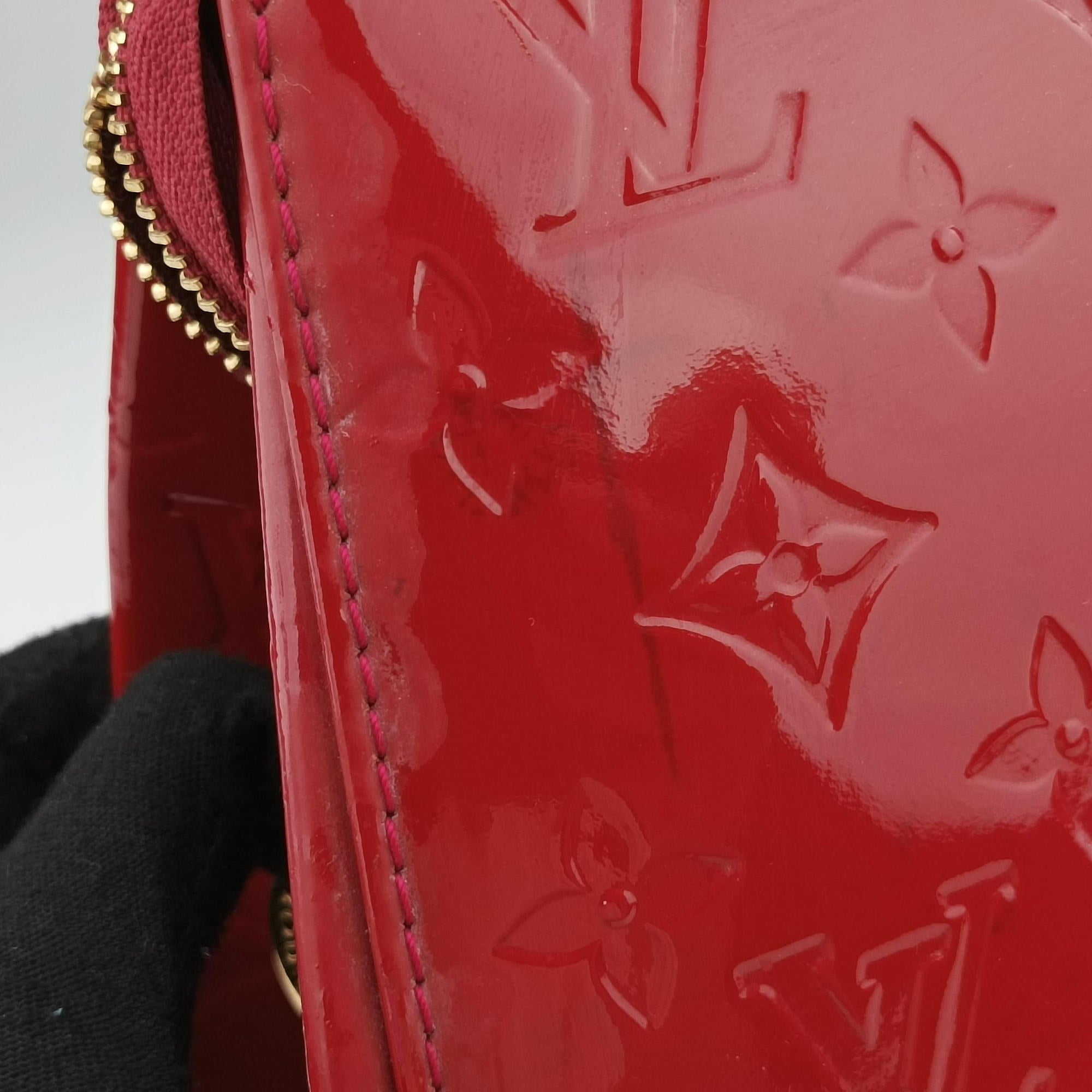 Pre-owned Louis Vuitton Brea MM ROSE INDIEN Vernis M91798 shoulderbag | stylenewstar