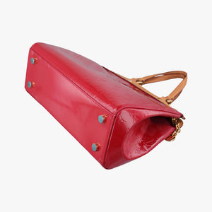 Pre-owned Louis Vuitton Brea MM ROSE INDIEN Vernis M91798 shoulderbag | stylenewstar