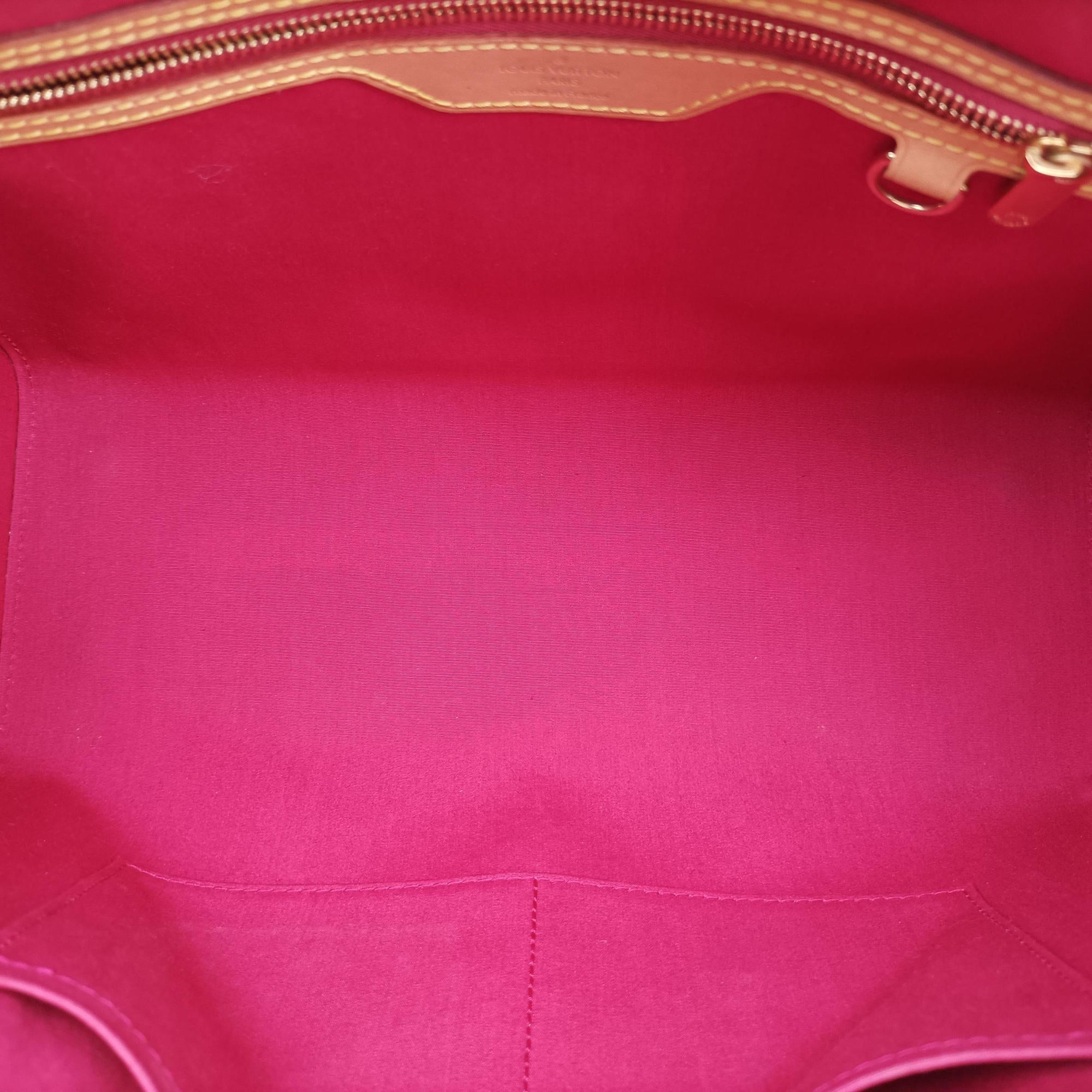 Pre-owned Louis Vuitton Brea MM ROSE INDIEN Vernis M91798 shoulderbag | stylenewstar