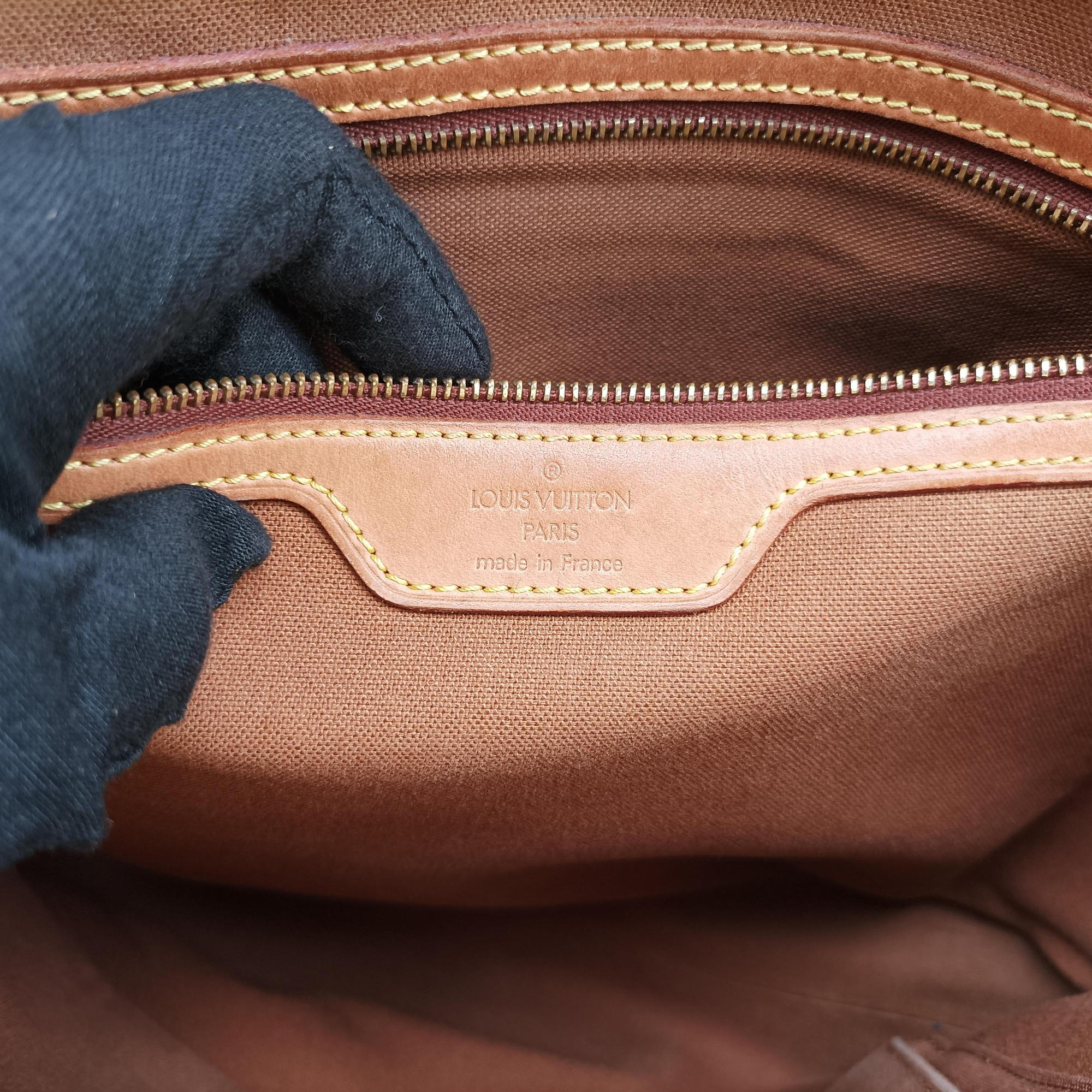 Pre-owned Louis Vuitton Abbesses Messenger Brown Monogram Coated Canvas  × Leather M45257 shoulderbag | stylenewstar