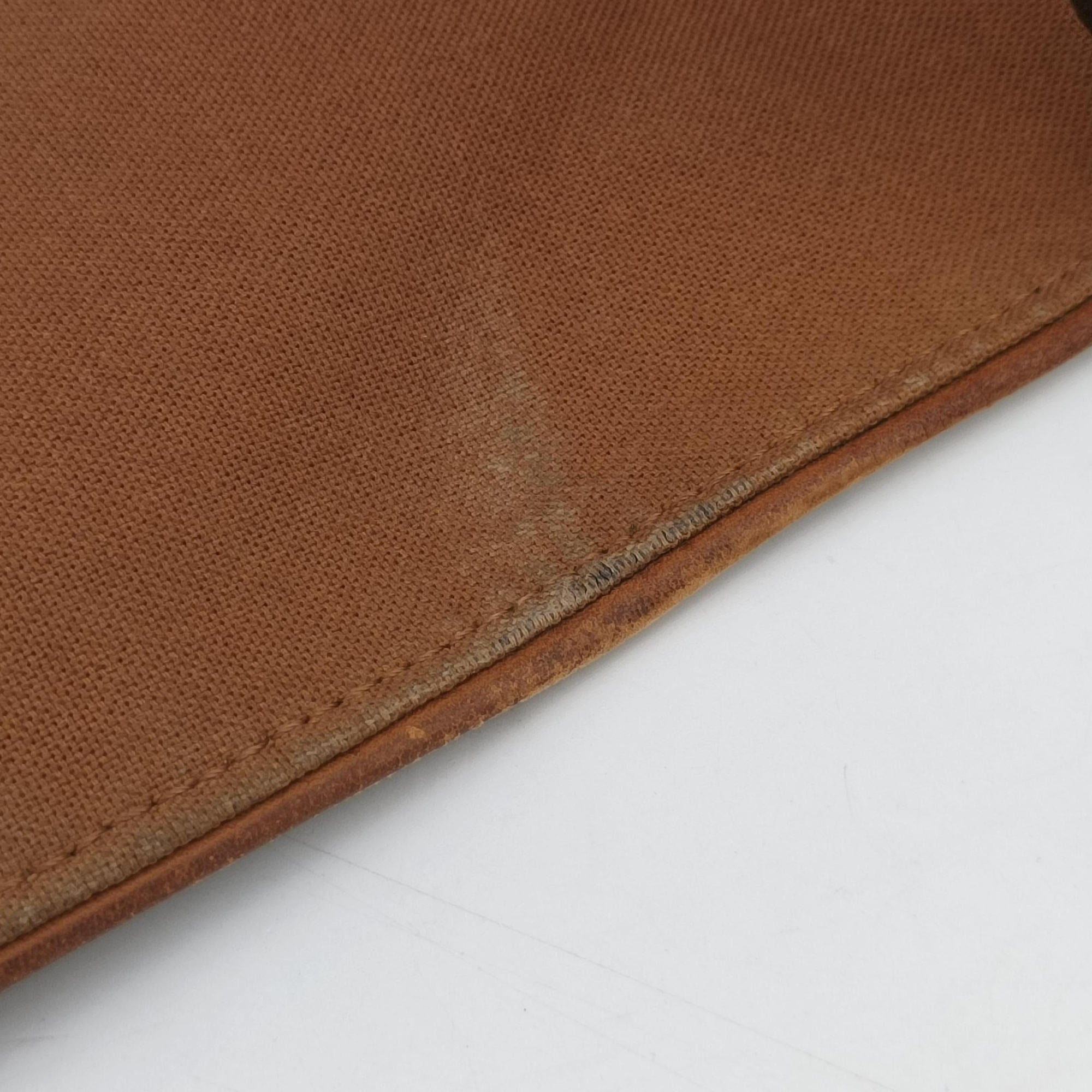 Pre-owned Louis Vuitton Abbesses Messenger Brown Monogram Coated Canvas  × Leather M45257 shoulderbag | stylenewstar
