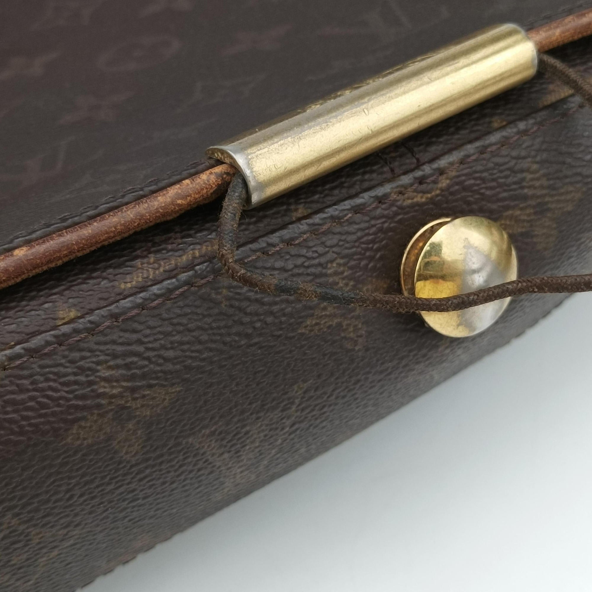 Pre-owned Louis Vuitton Abbesses Messenger Brown Monogram Coated Canvas  × Leather M45257 shoulderbag | stylenewstar