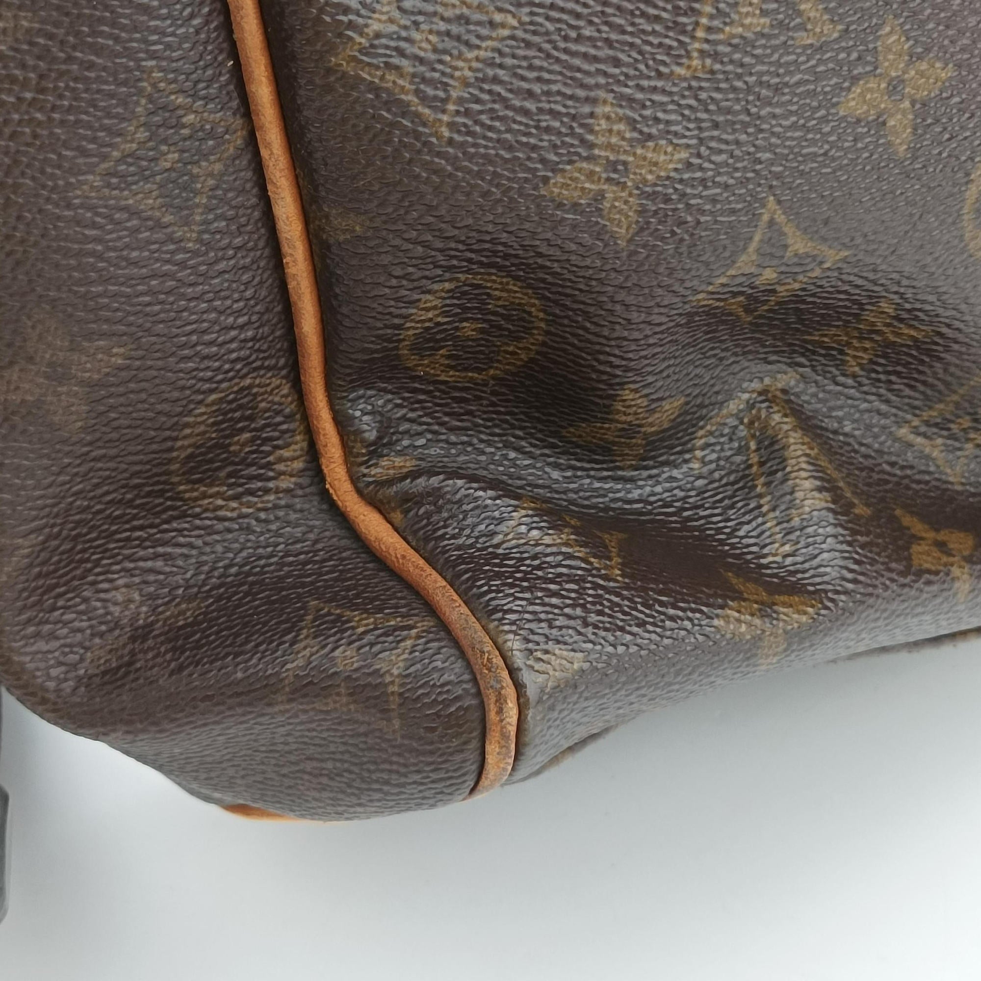 Pre-owned Louis Vuitton Abbesses Messenger Brown Monogram Coated Canvas  × Leather M45257 shoulderbag | stylenewstar