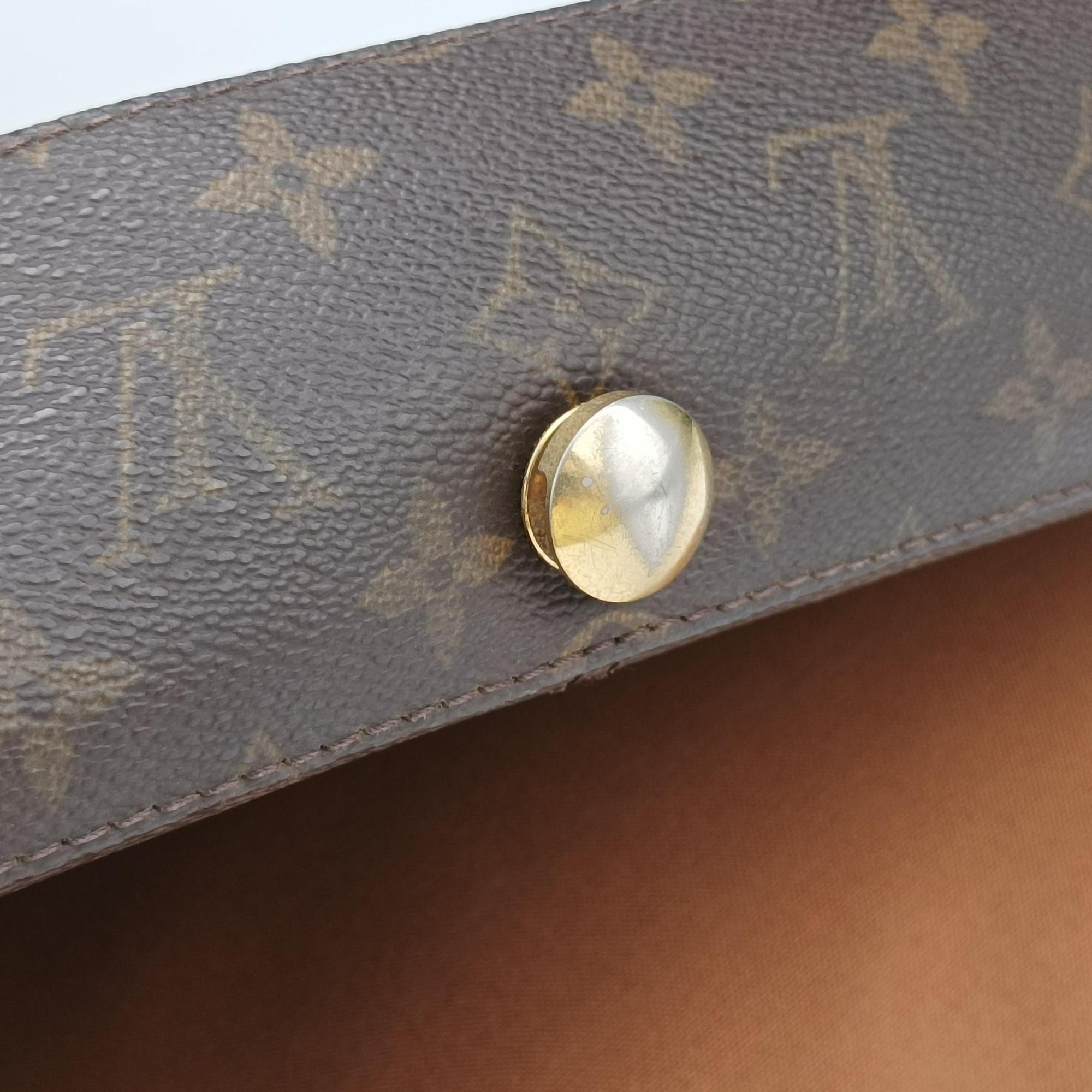 Pre-owned Louis Vuitton Abbesses Messenger Brown Monogram Coated Canvas  × Leather M45257 shoulderbag | stylenewstar