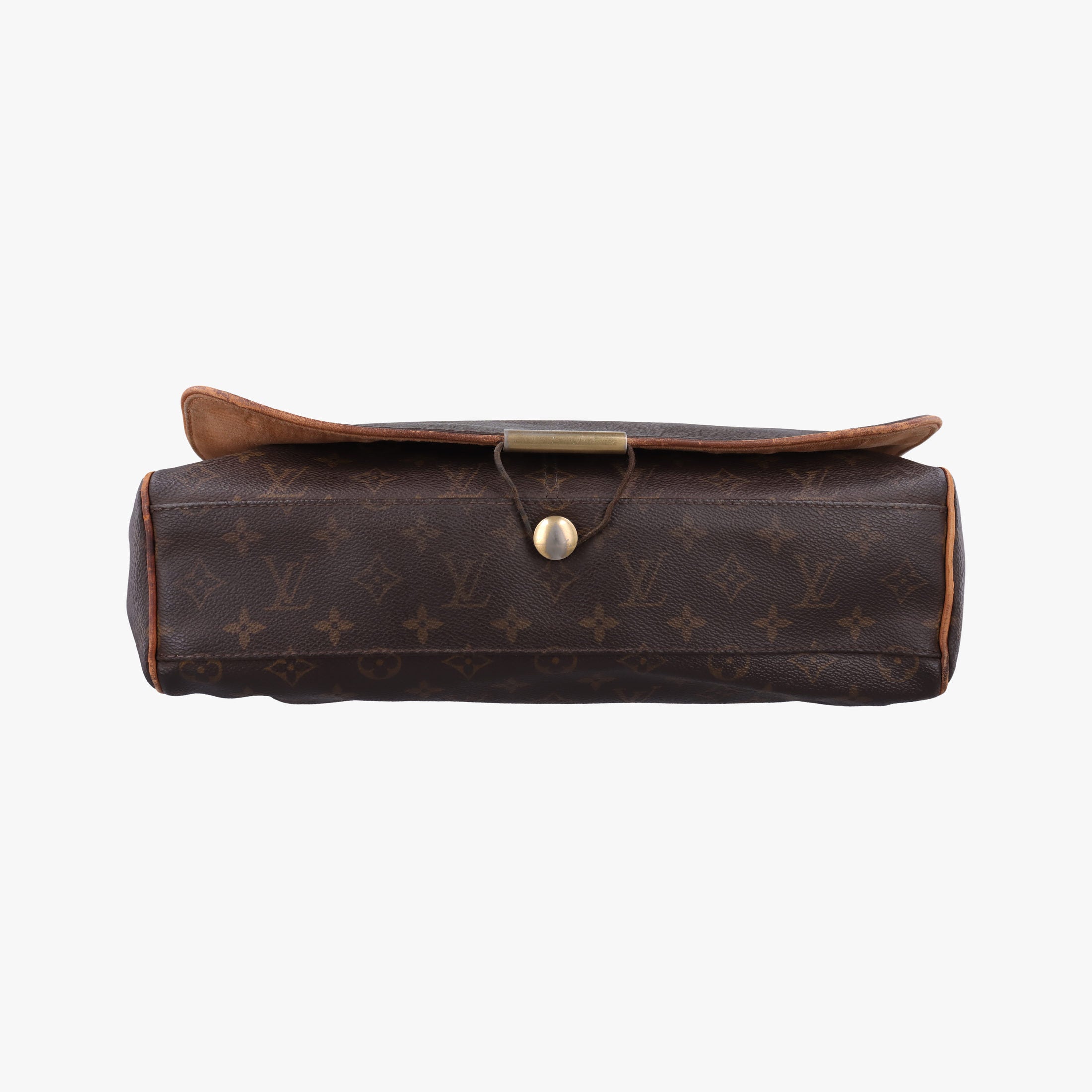 Pre-owned Louis Vuitton Abbesses Messenger Brown Monogram Coated Canvas  × Leather M45257 shoulderbag | stylenewstar