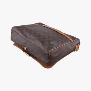 Pre-owned Louis Vuitton Abbesses Messenger Brown Monogram Coated Canvas  × Leather M45257 shoulderbag | stylenewstar