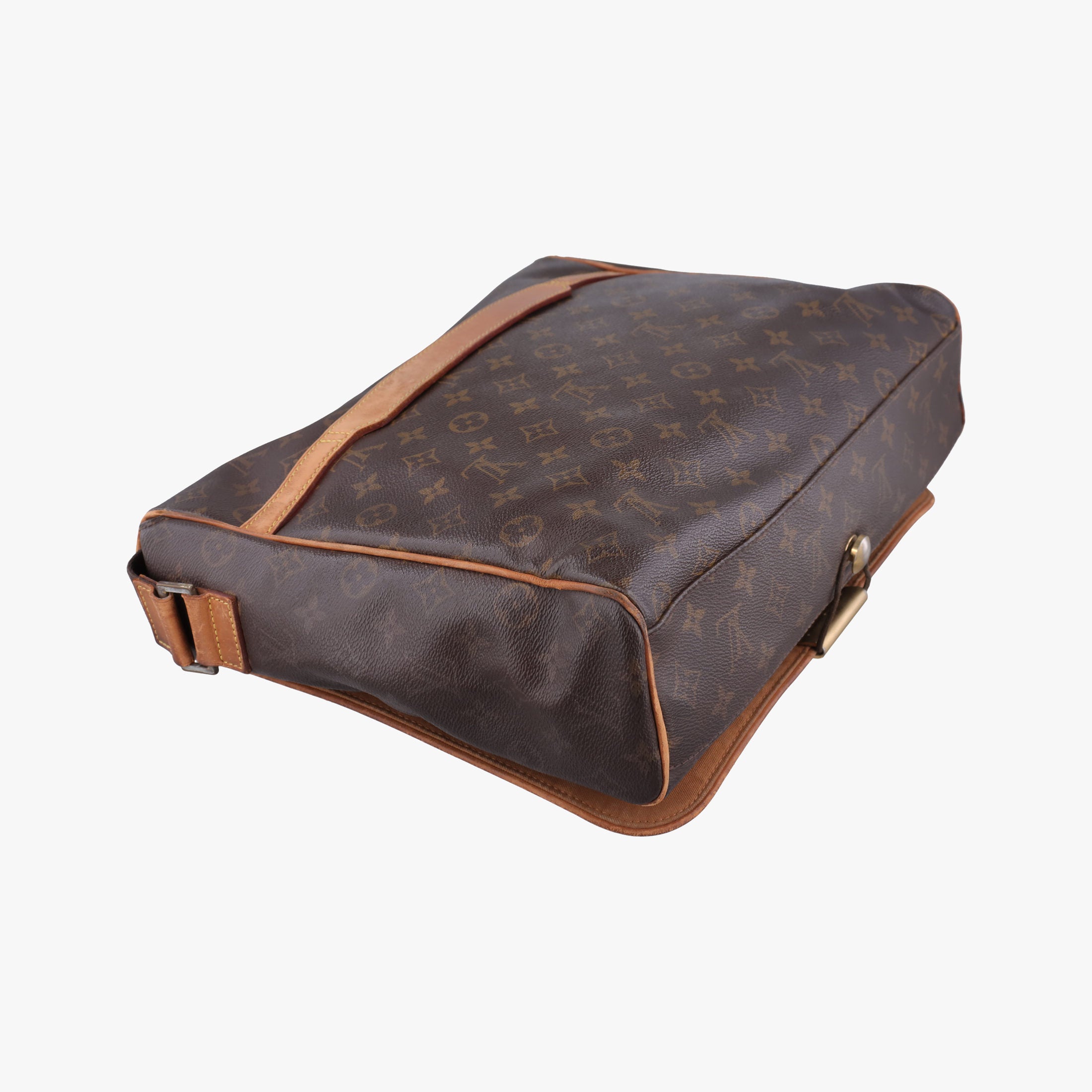 Pre-owned Louis Vuitton Abbesses Messenger Brown Monogram Coated Canvas  × Leather M45257 shoulderbag | stylenewstar