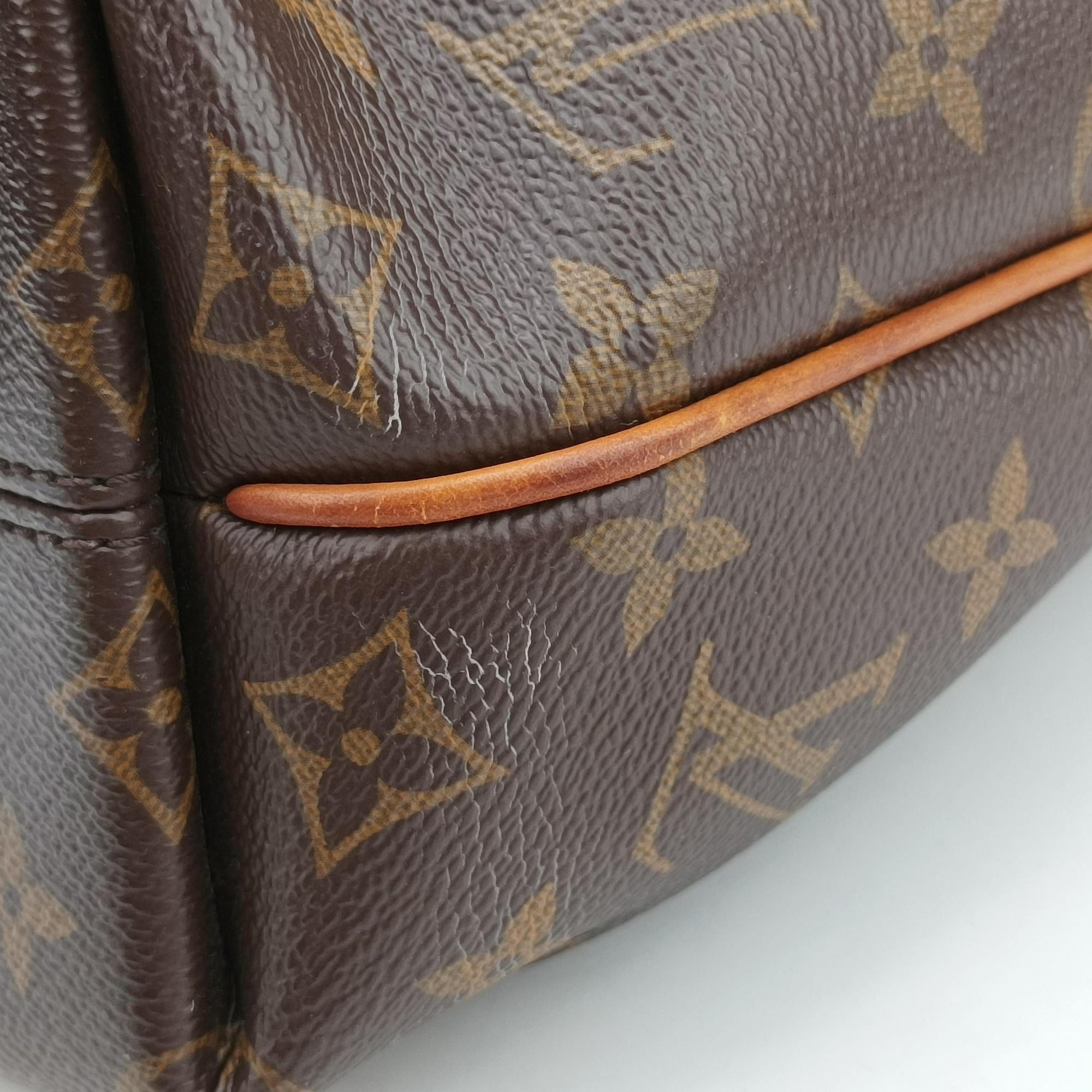 Pre-owned Louis Vuitton TURENNE MM Brown Monogram Canvas M48814 shoulderbag | stylenewstar