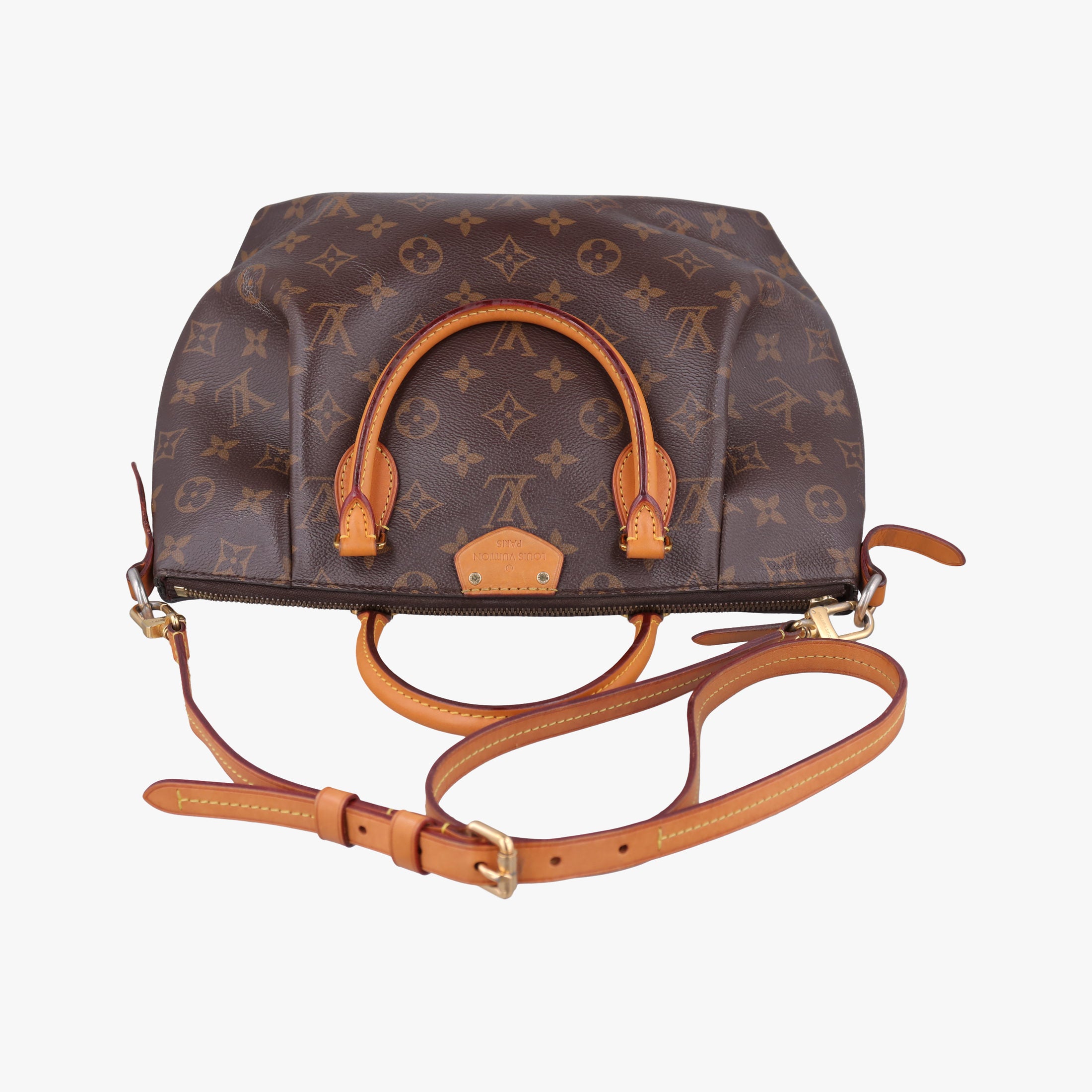 Pre-owned Louis Vuitton TURENNE MM Brown Monogram Canvas M48814 shoulderbag | stylenewstar