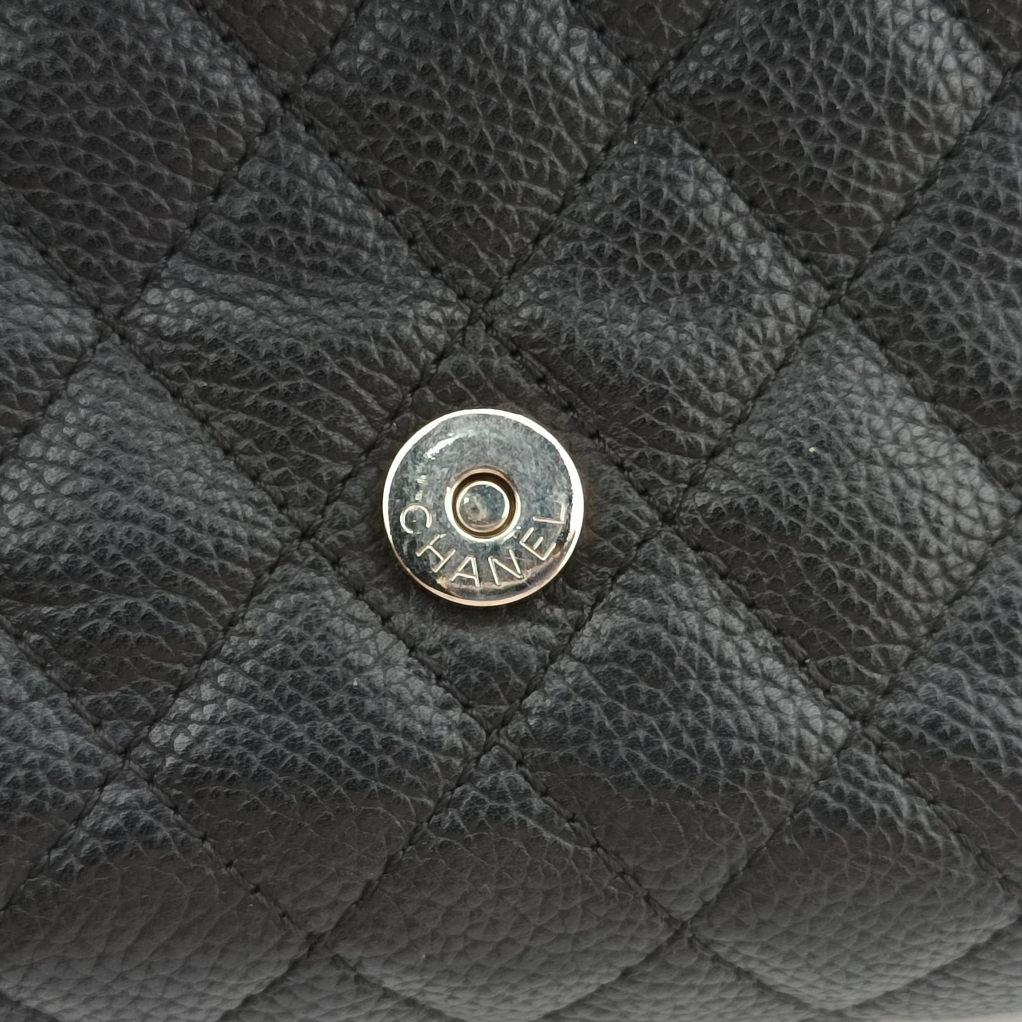 Vintage Chanel Matelasse 2.55 Black pebbled U48753 bum bag/waist bag | stylenewstar