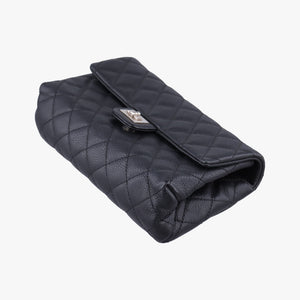 Vintage Chanel Matelasse 2.55 Black pebbled U48753 bum bag/waist bag | stylenewstar