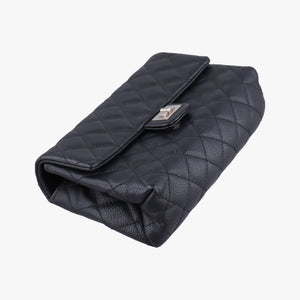 Vintage Chanel Matelasse 2.55 Black pebbled U48753 bum bag/waist bag | stylenewstar