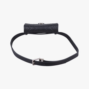 Vintage Chanel Matelasse 2.55 Black pebbled U48753 bum bag/waist bag | stylenewstar