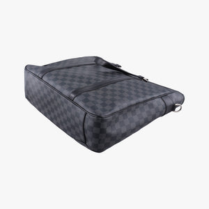 Pre-owned Louis Vuitton TADAO Noir Damier Graphite N51192 shoulderbag | stylenewstar