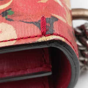 Pre-owned Gucci Dionysus Red×Multicolour Leather 400249 shoulderbag | stylenewstar