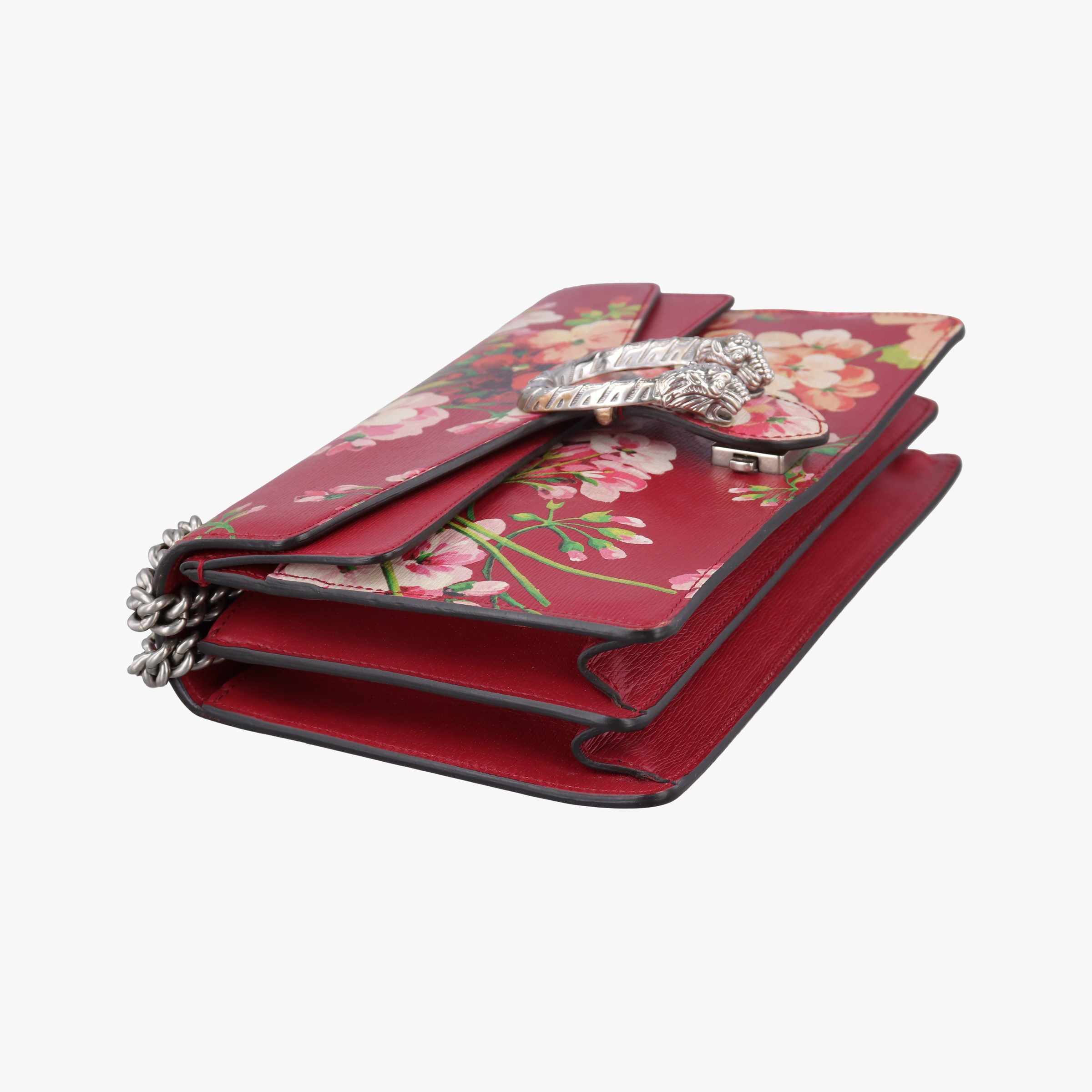 Pre-owned Gucci Dionysus Red×Multicolour Leather 400249 shoulderbag | stylenewstar