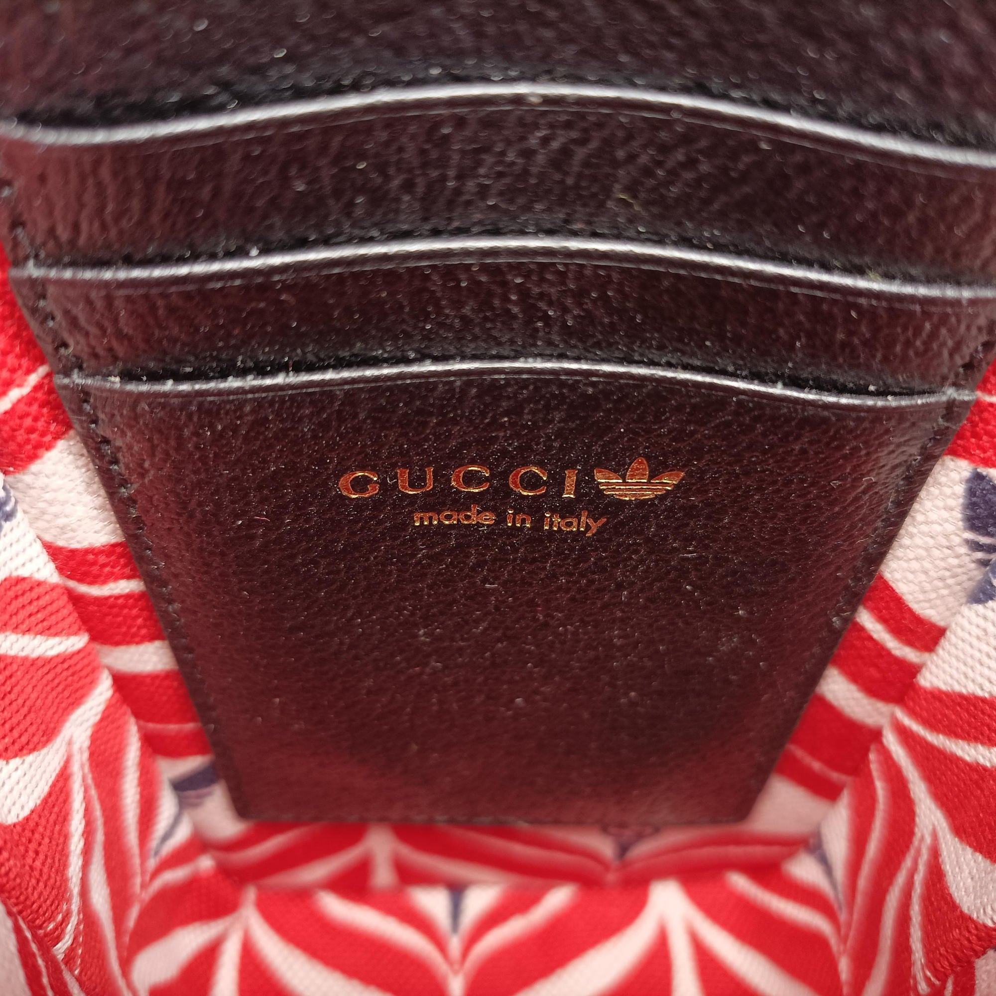 Vintage Gucci Gucci ×adidas Mini Black Leather 721794 shoulderbag | stylenewstar