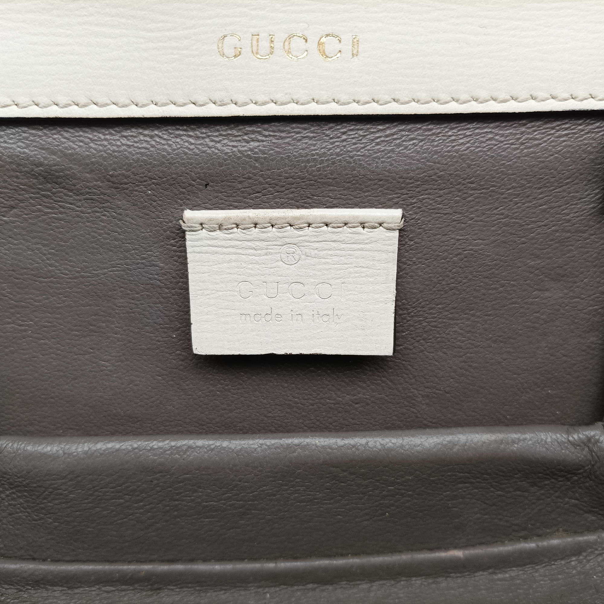 Vintage Gucci Sylvie 1969 Mini White Leather 615965 shoulderbag | stylenewstar