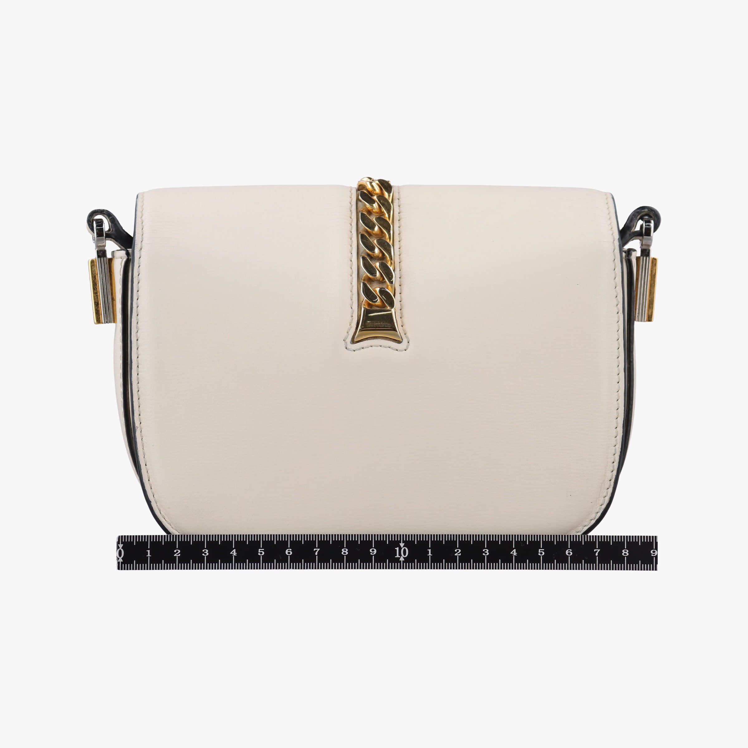 Vintage Gucci Sylvie 1969 Mini White Leather 615965 shoulderbag | stylenewstar