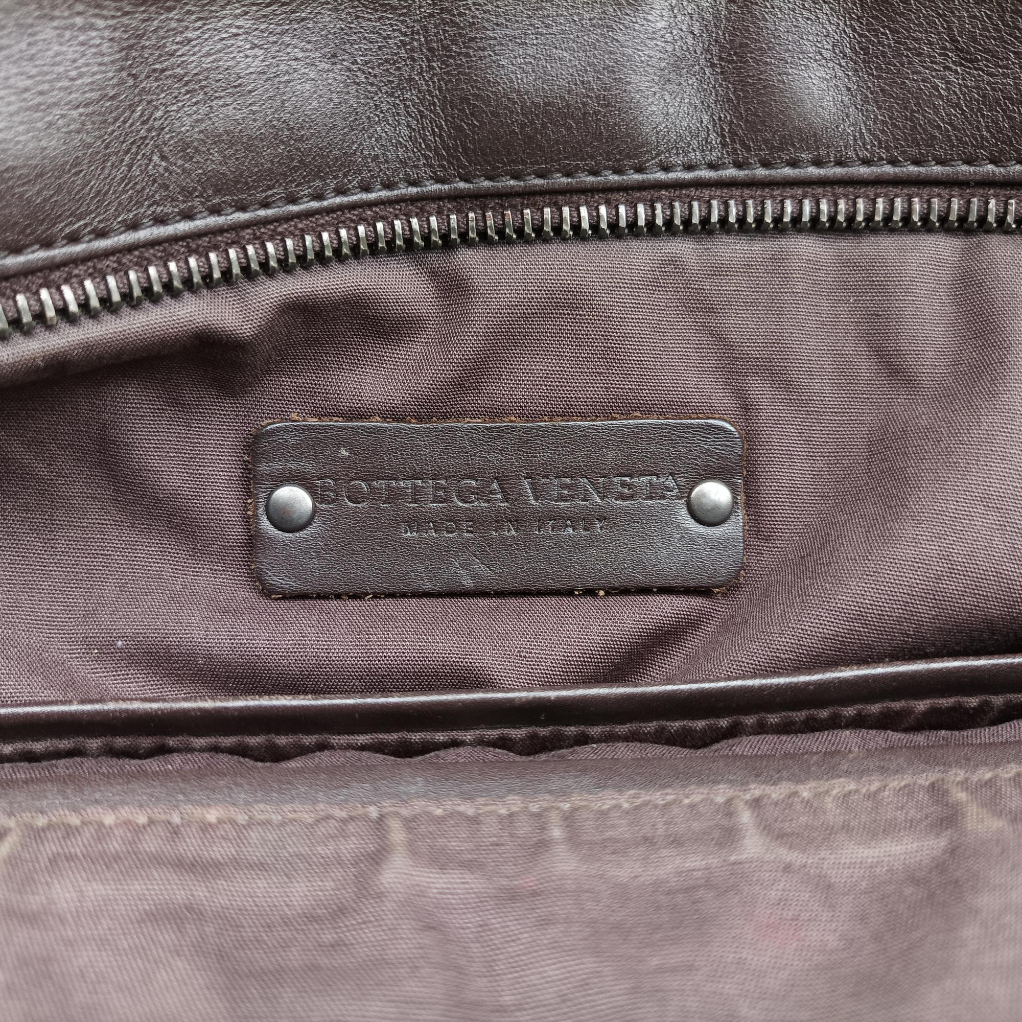 Secondhand Bottega Veneta Intrecciato Brown lambskin  shoulderbag | stylenewstar