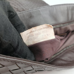 Secondhand Bottega Veneta Intrecciato Brown lambskin  shoulderbag | stylenewstar
