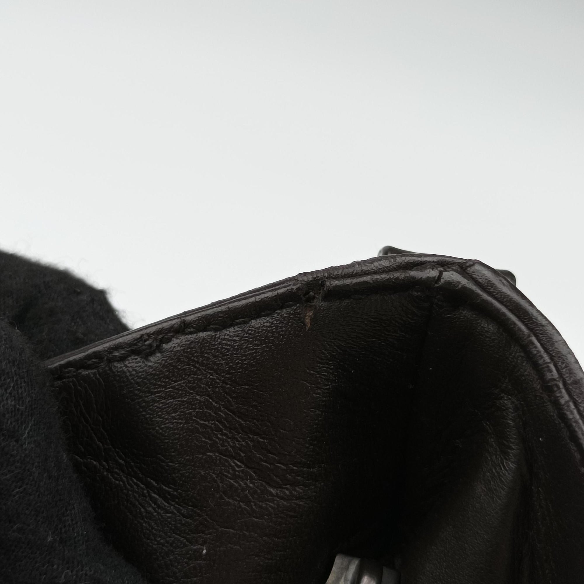 Secondhand Bottega Veneta Intrecciato Brown lambskin  shoulderbag | stylenewstar