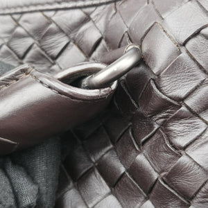 Pre-owned Bottega Veneta Intrecciato Brown lambskin  handbag | stylenewstar