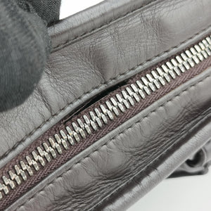 Pre-owned Bottega Veneta Intrecciato Brown lambskin  handbag | stylenewstar