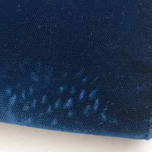 Pre-owned Yves Saint Laurent KATE Navy velour 491521 shoulderbag | stylenewstar