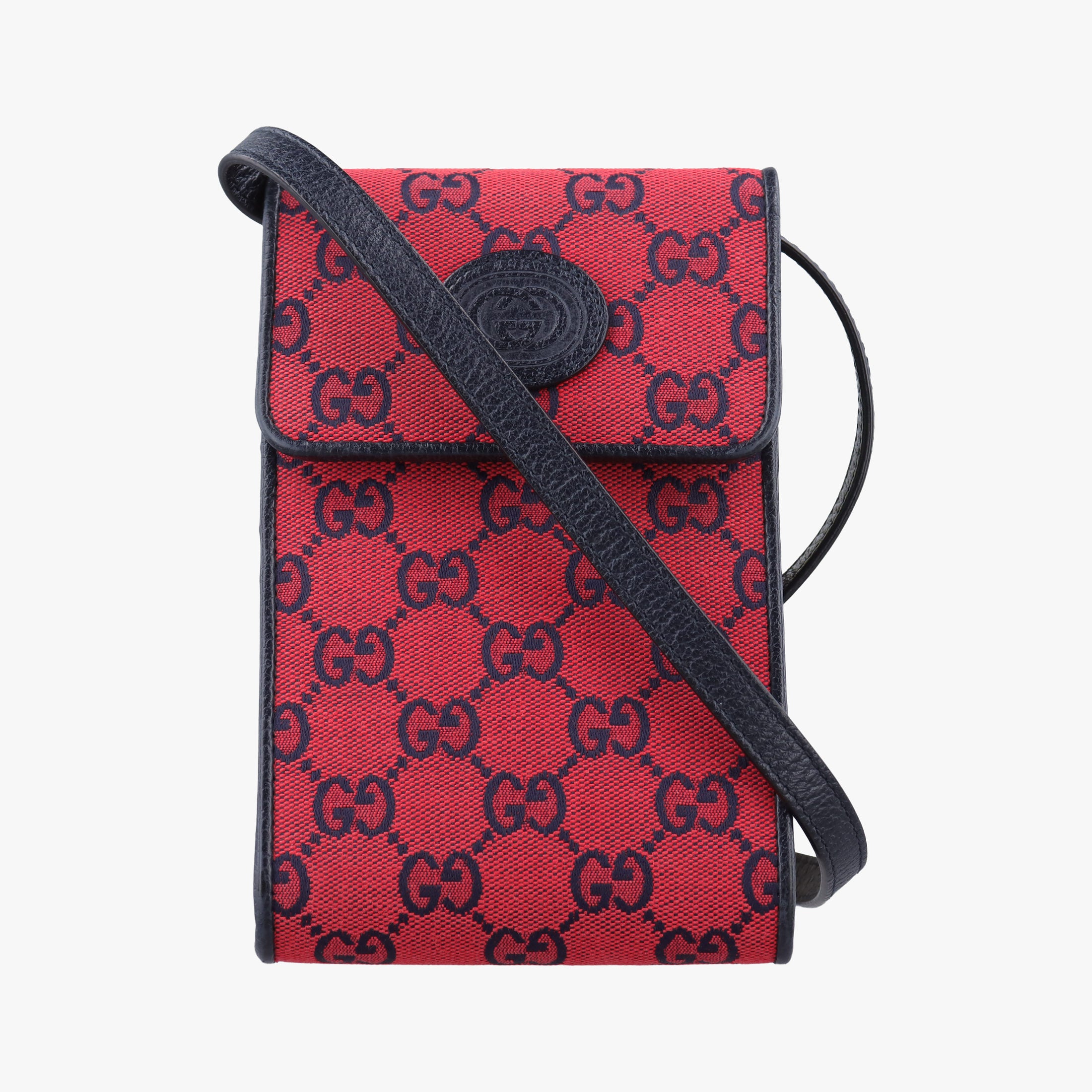Secondhand Gucci Interlocking G Red canvas 661109 shoulderbag | stylenewstar