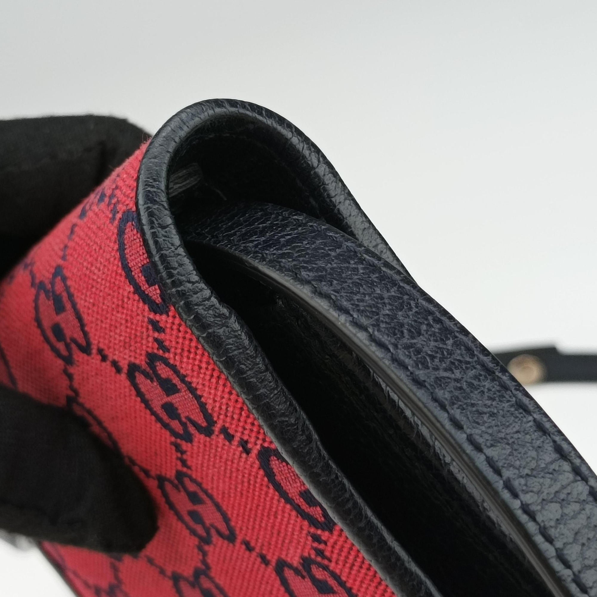 Secondhand Gucci Interlocking G Red canvas 661109 shoulderbag | stylenewstar