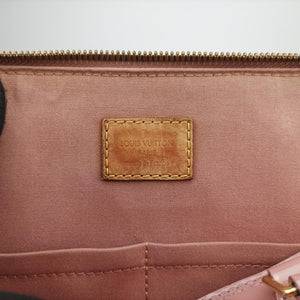 Secondhand Louis Vuitton ALMA PM Rose Velours Vernis M94767 handbag | stylenewstar