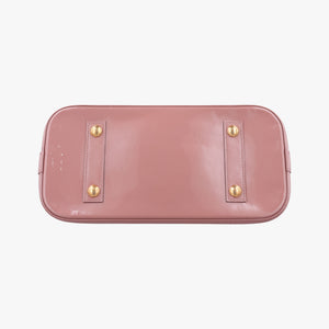 Secondhand Louis Vuitton ALMA PM Rose Velours Vernis M94767 handbag | stylenewstar