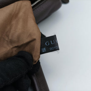 Pre-owned Gucci Briefcase business Brown leather 231850 shoulderbag | stylenewstar
