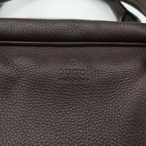 Pre-owned Gucci Briefcase business Brown leather 231850 shoulderbag | stylenewstar