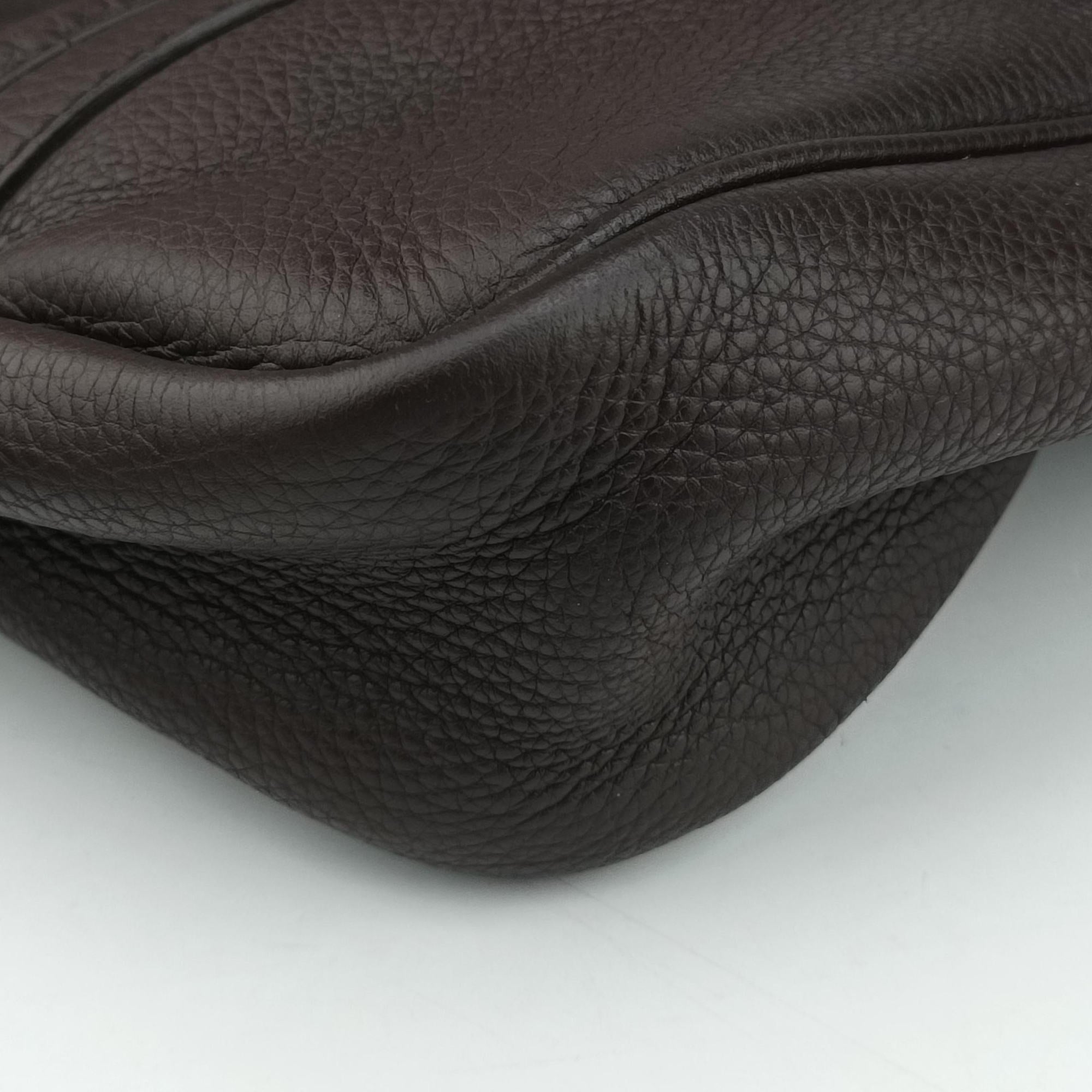 Pre-owned Gucci Briefcase business Brown leather 231850 shoulderbag | stylenewstar