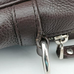 Pre-owned Gucci Briefcase business Brown leather 231850 shoulderbag | stylenewstar