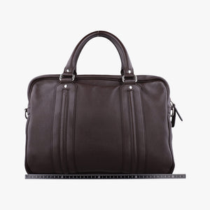 Pre-owned Gucci Briefcase business Brown leather 231850 shoulderbag | stylenewstar