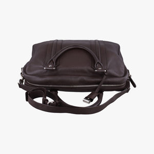 Pre-owned Gucci Briefcase business Brown leather 231850 shoulderbag | stylenewstar