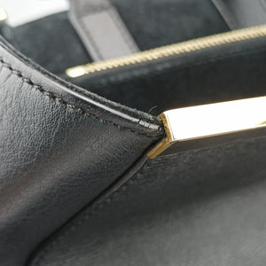 Pre-owned Fendi 2 JOURS Black Leather 8BH250 shoulderbag | stylenewstar