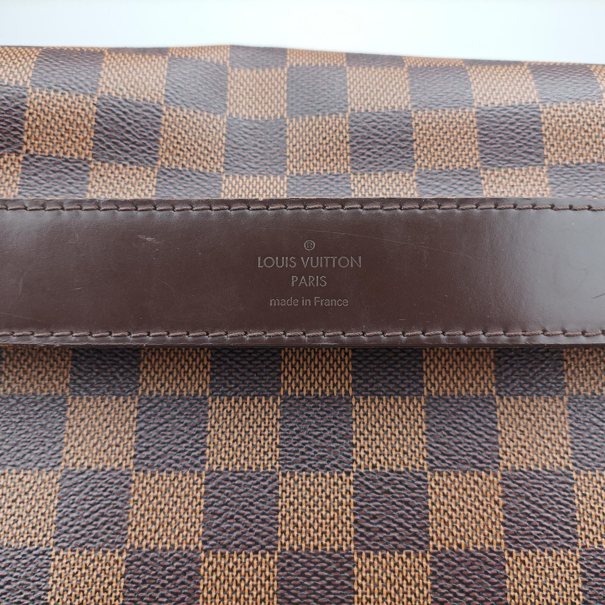 Pre-owned Louis Vuitton SHELTON EBENE Damier Canvas N41149 shoulderbag | stylenewstar