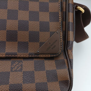 Pre-owned Louis Vuitton SHELTON EBENE Damier Canvas N41149 shoulderbag | stylenewstar